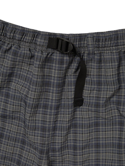 Belted Check Short