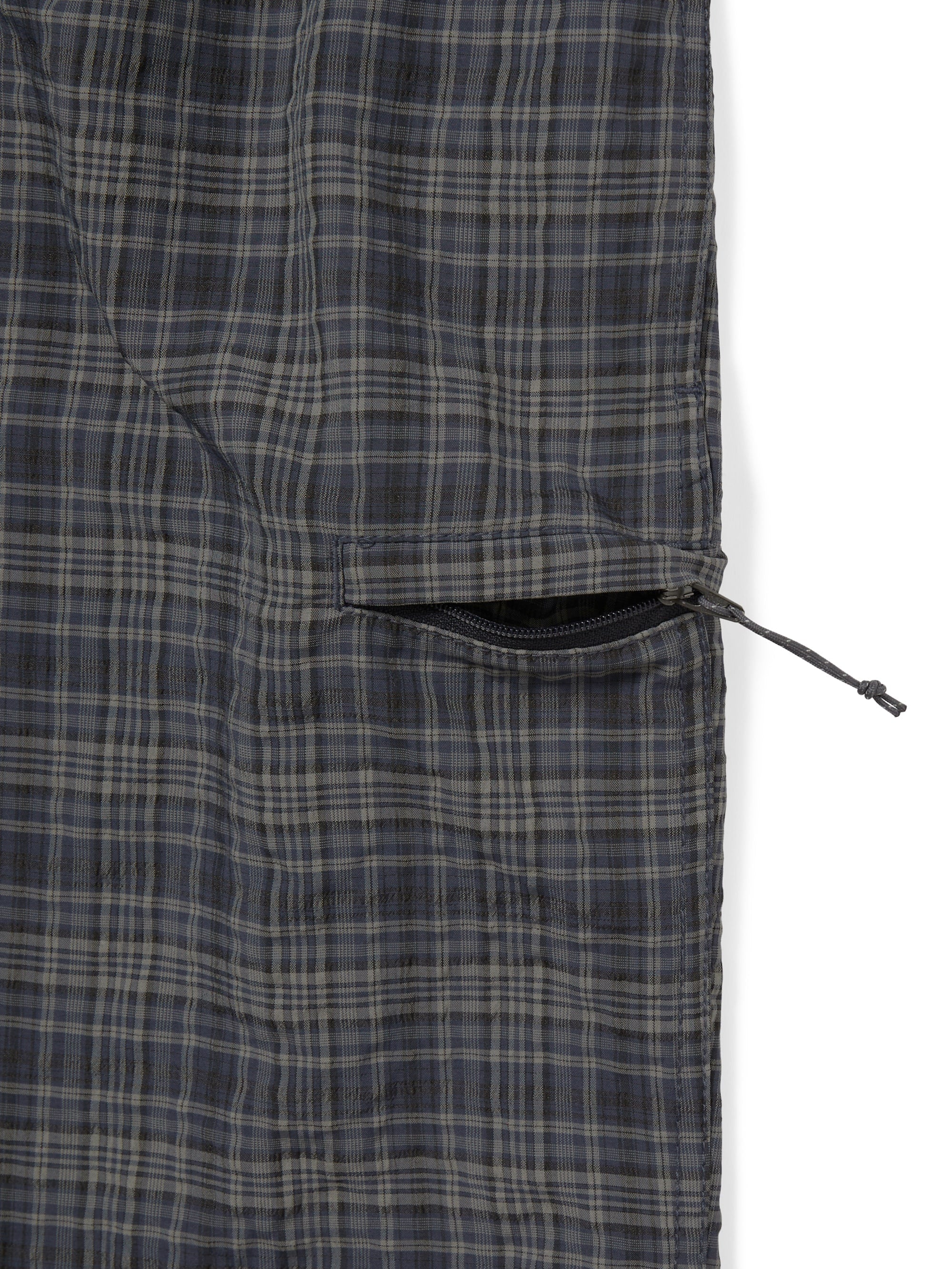 Belted Check Short
