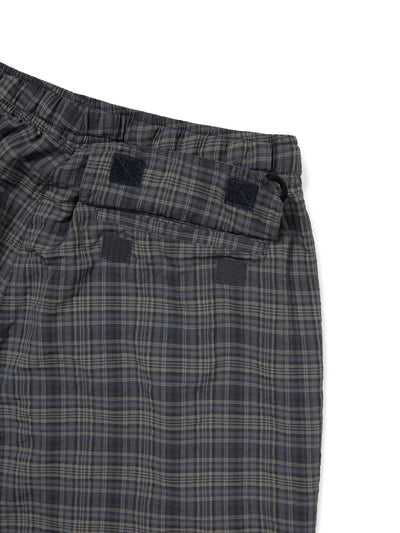 Belted Check Short
