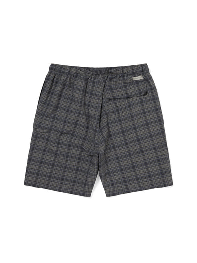 Belted Check Short
