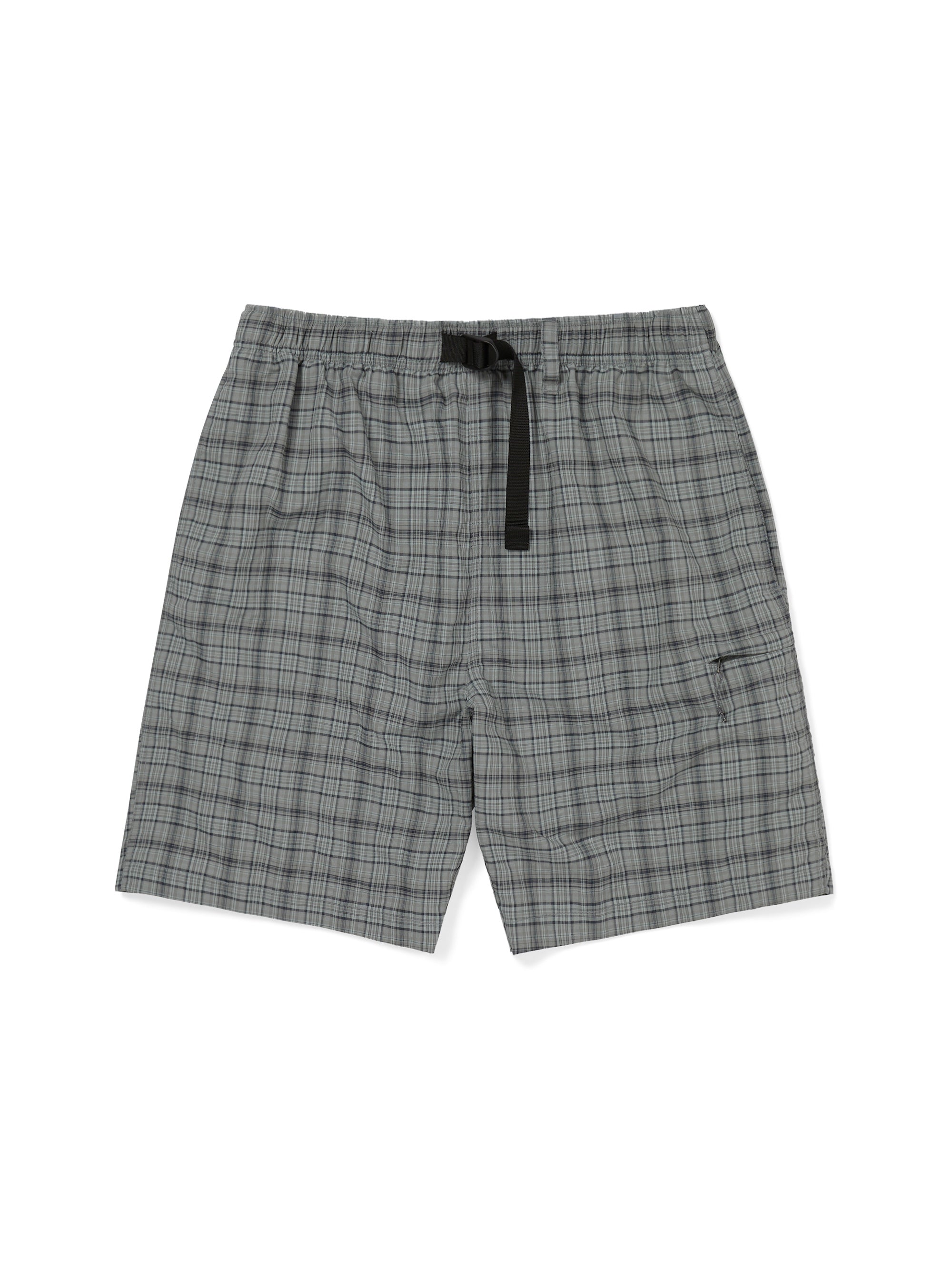 Belted Check Short