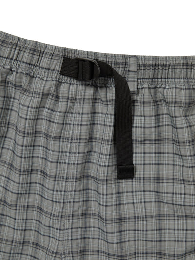 Belted Check Short