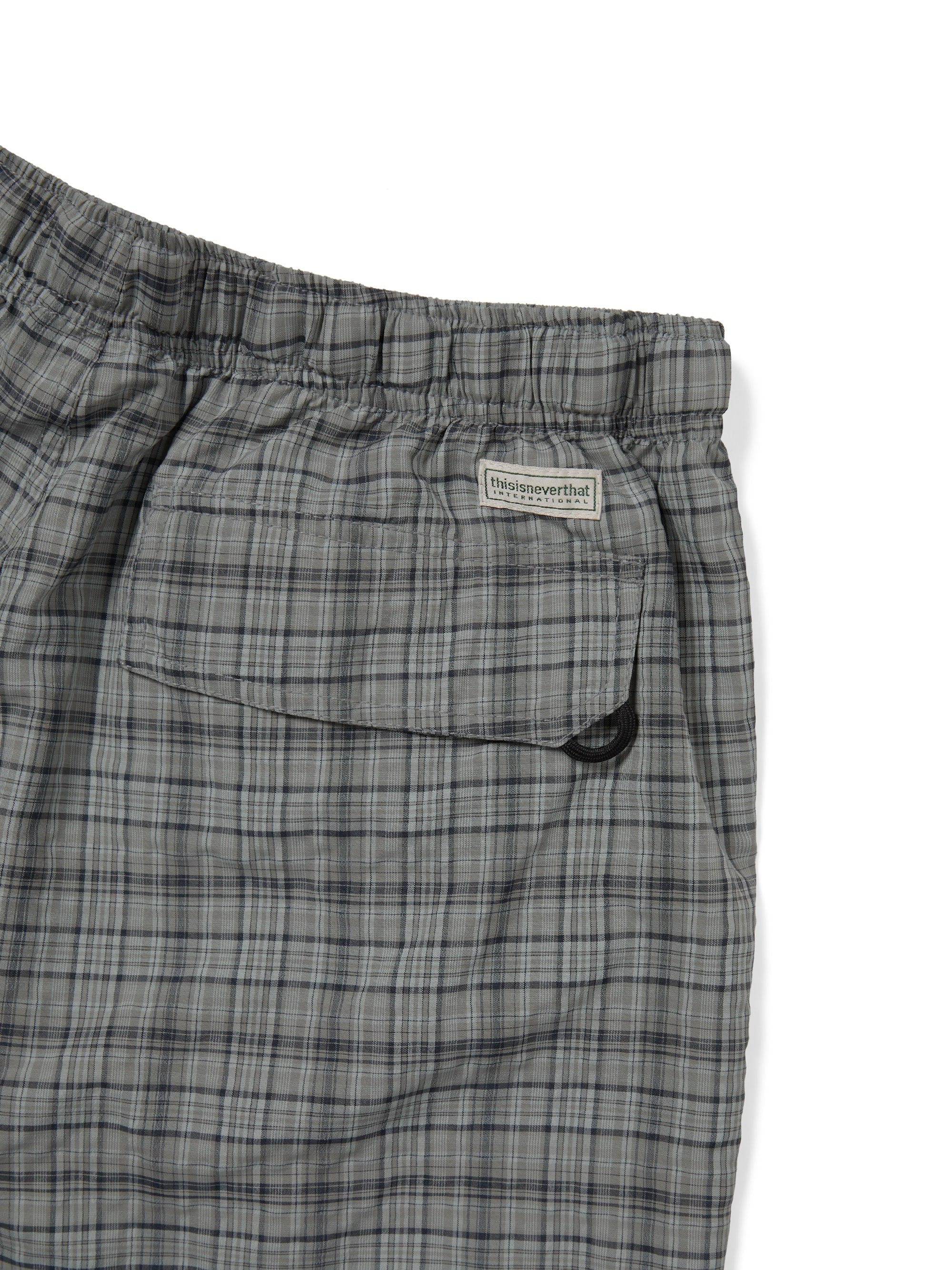 Belted Check Short
