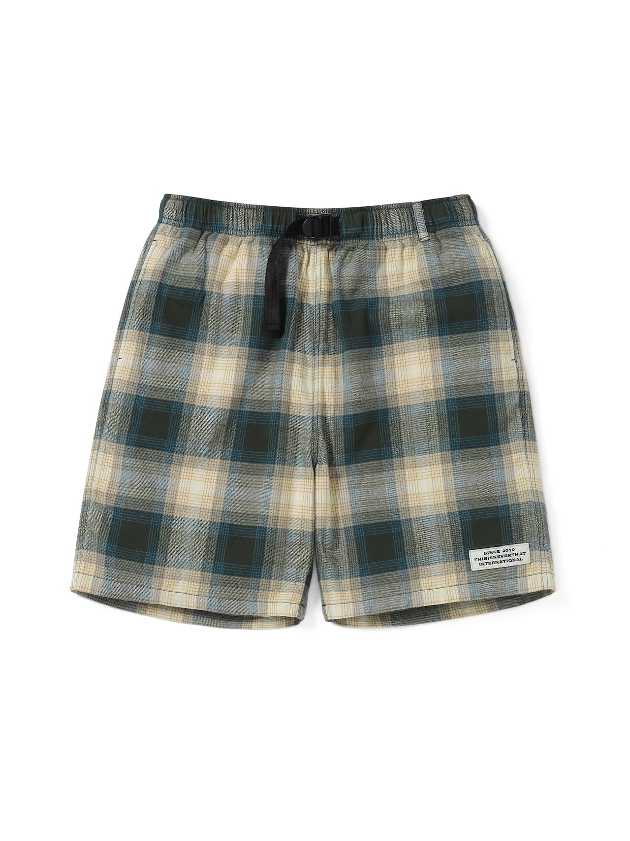 Belted Check short