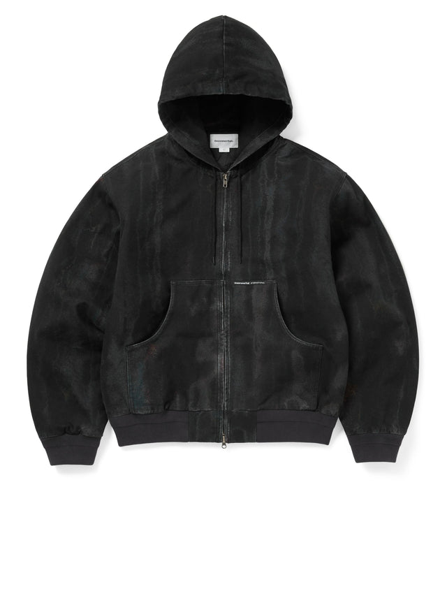 Blurred Hooded Jacket