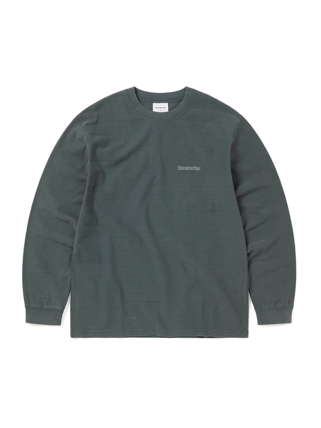 Border Jacquard L/S Tee