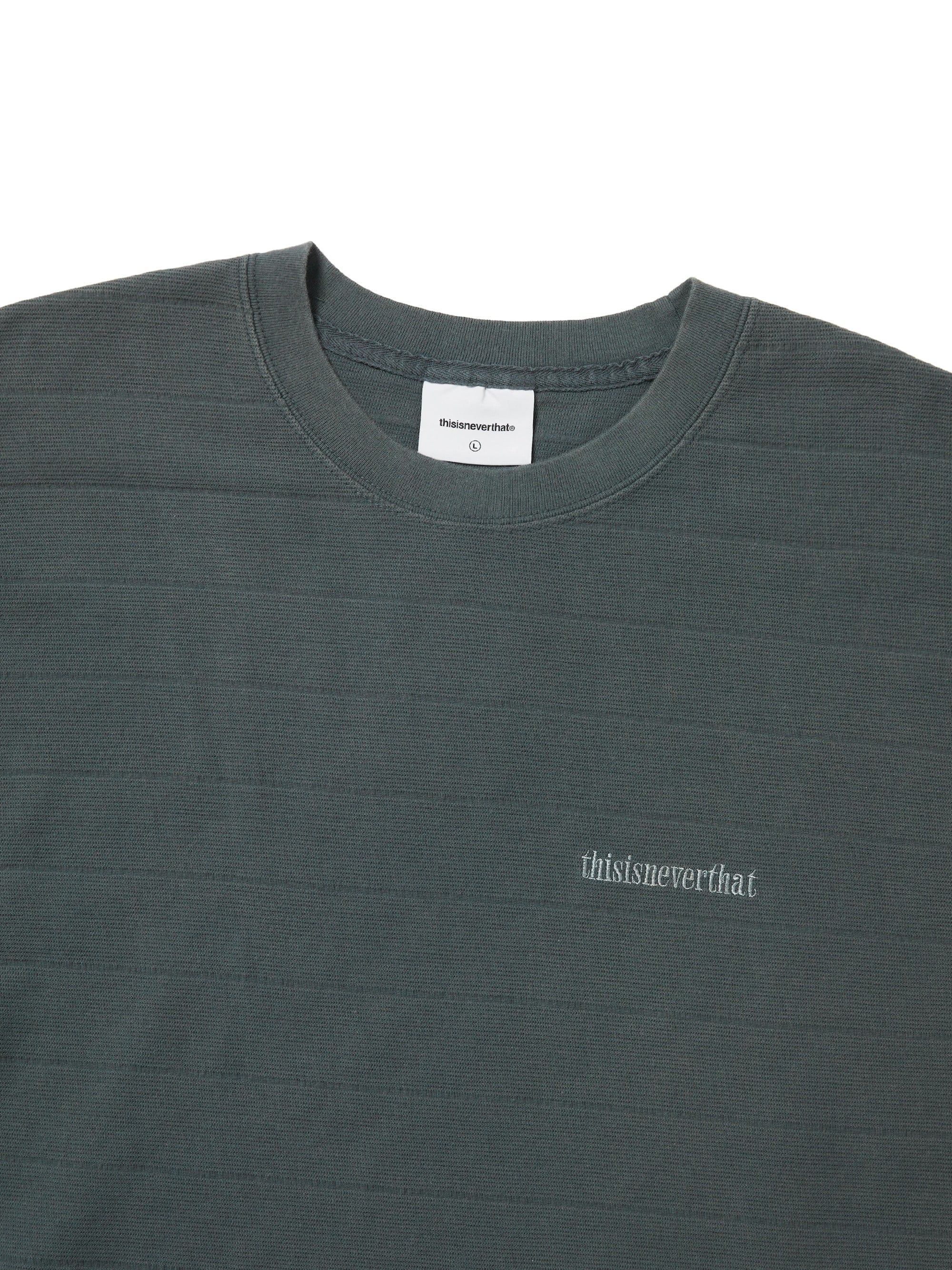 Border Jacquard L/S Tee