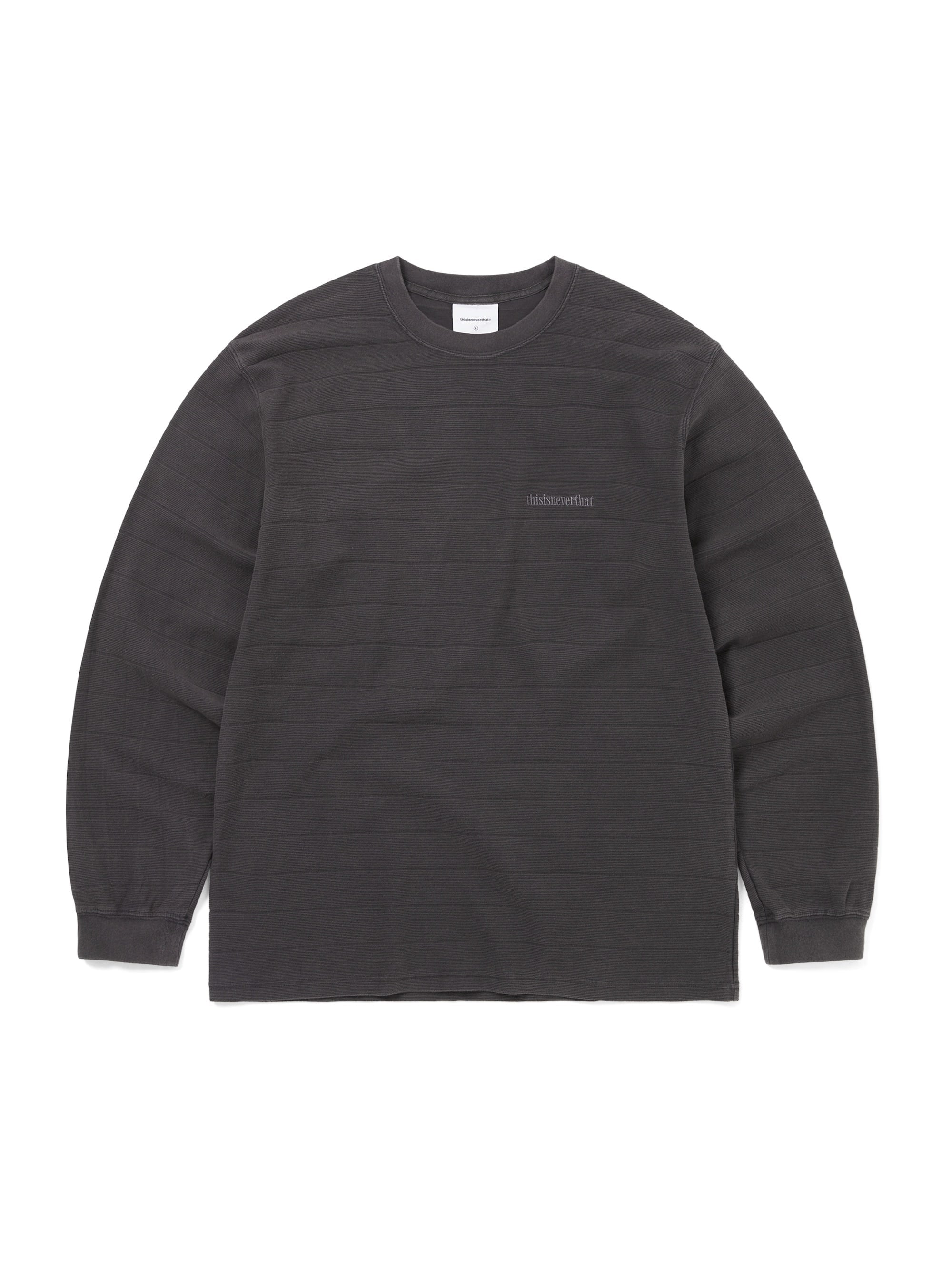 Border Jacquard L/S Tee