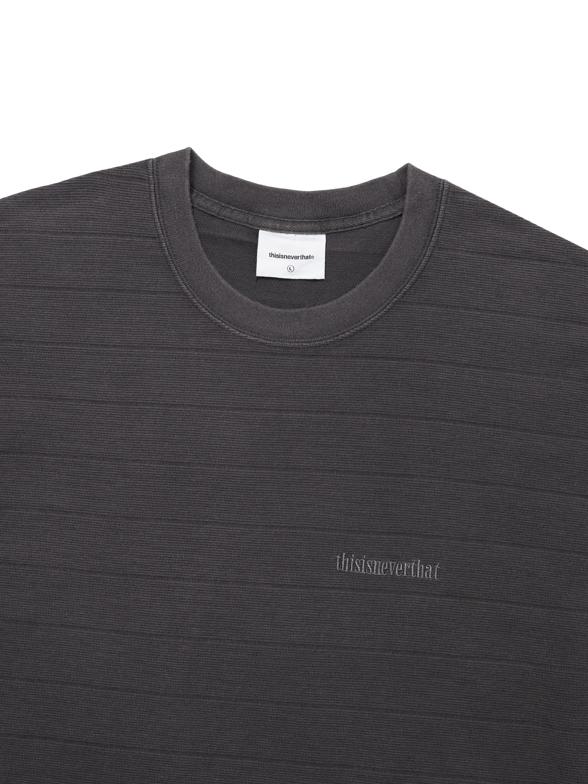 Border Jacquard L/S Tee