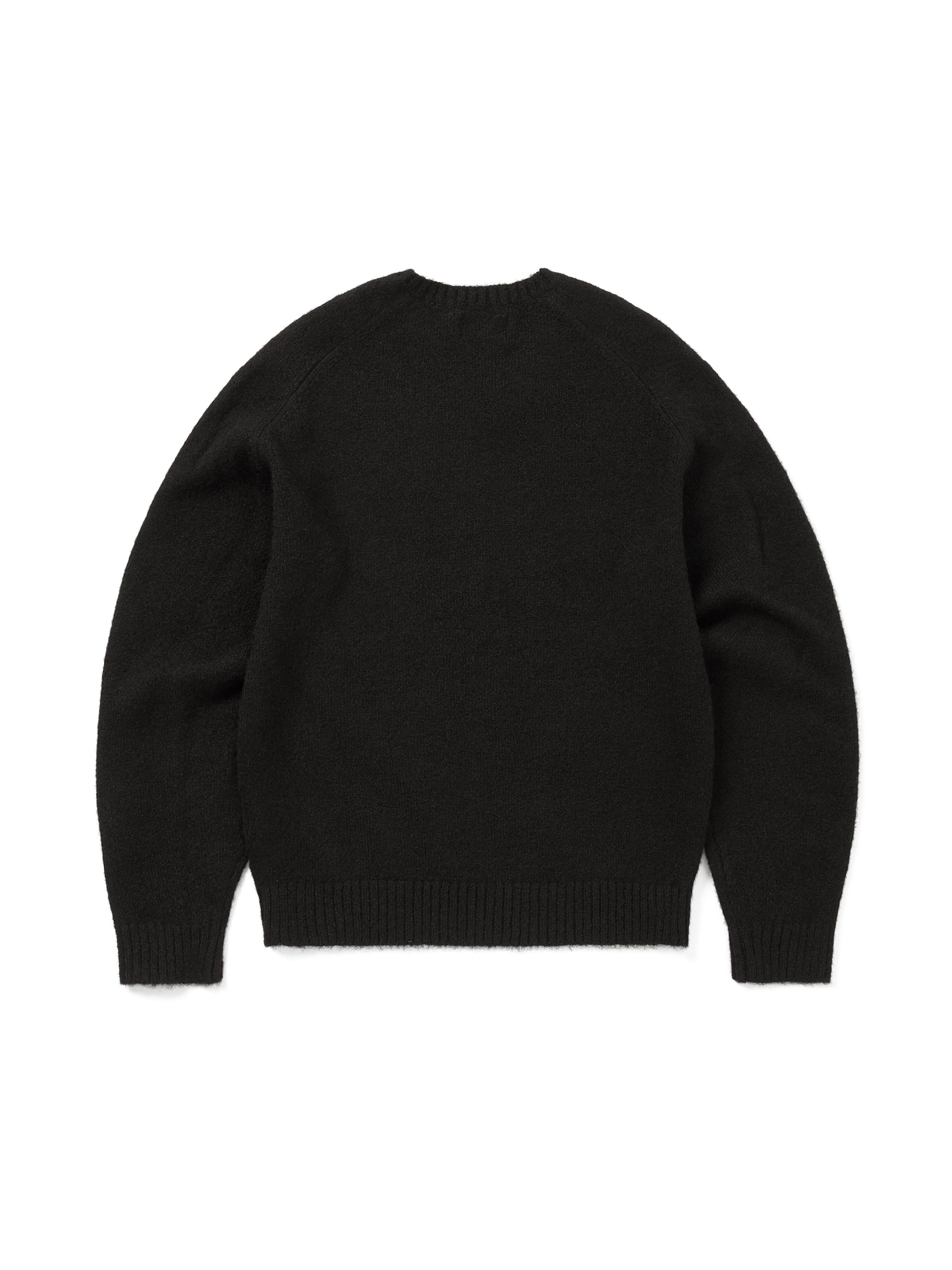 Brushed V Neck Knit Sweater
