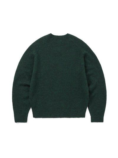 Brushed V Neck Knit Sweater