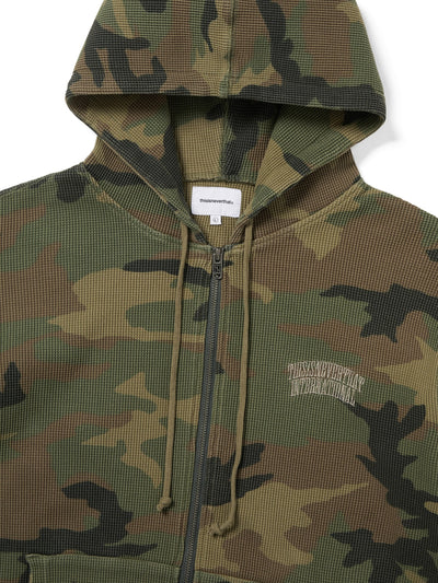 Camouflage Thermal Zip Up Hoodie