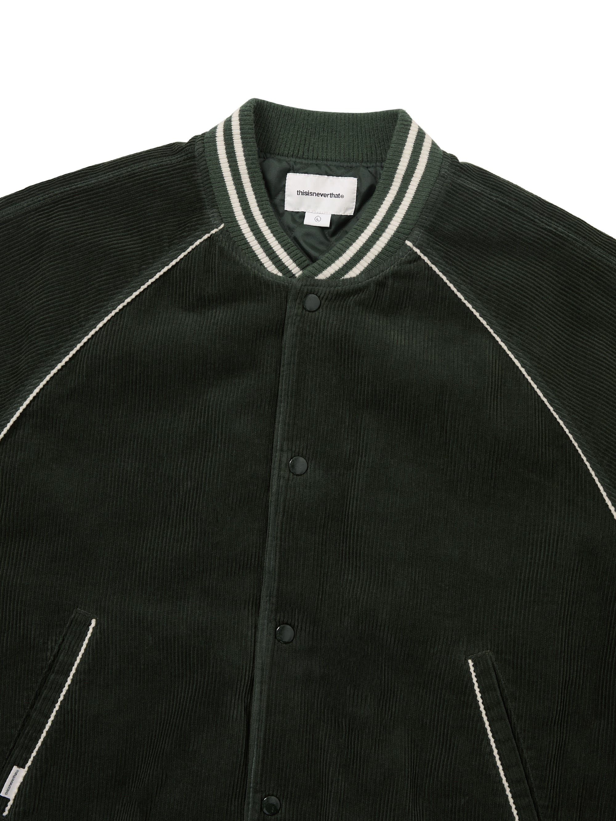 Corduroy Varsity Jacket – thisisneverthat® JP