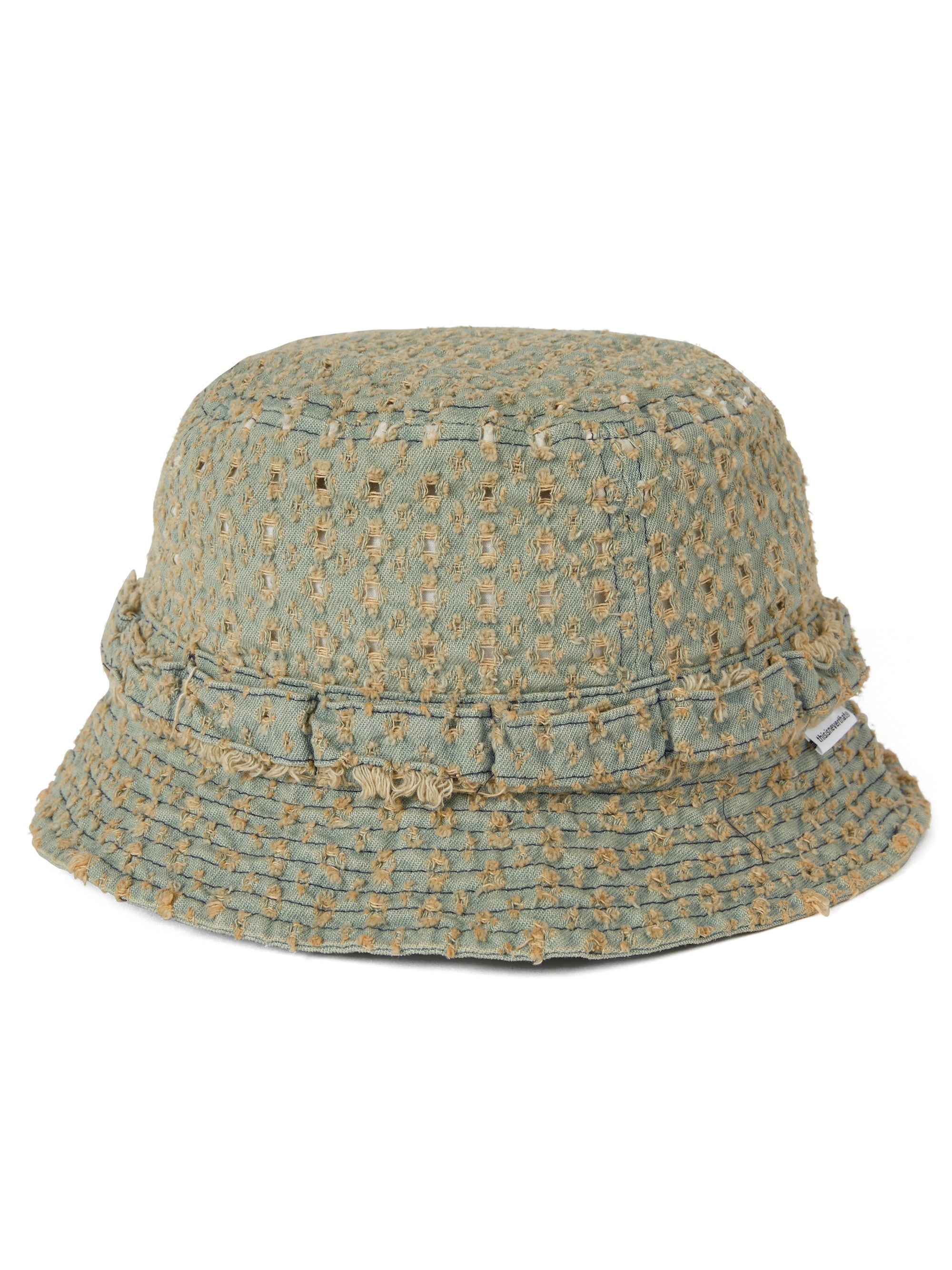 Damaged Denim Jungle Bucket Hat