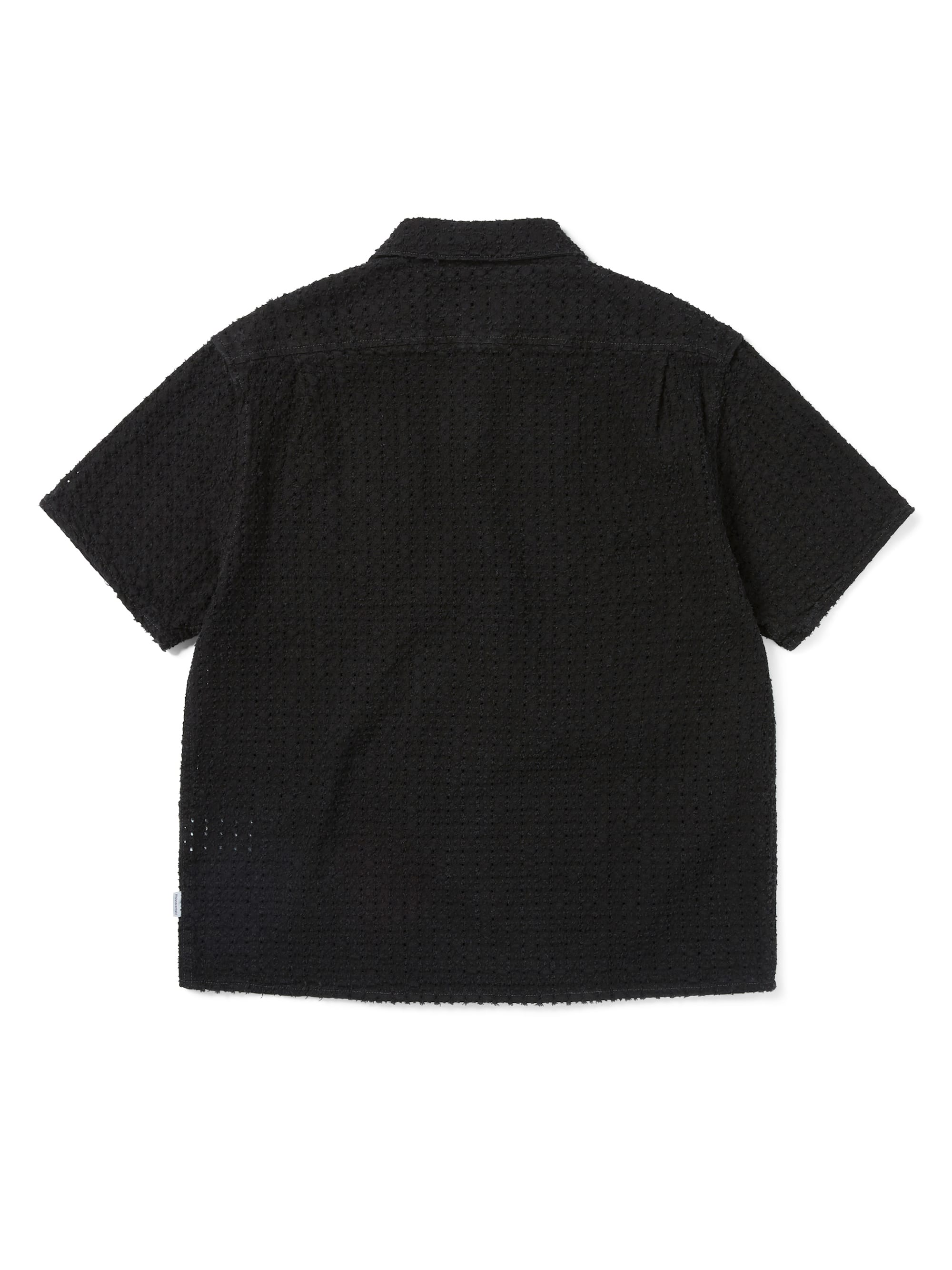 Damaged Denim Zip S/S Shirt
