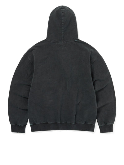 Damaged Zip Up Hoodie