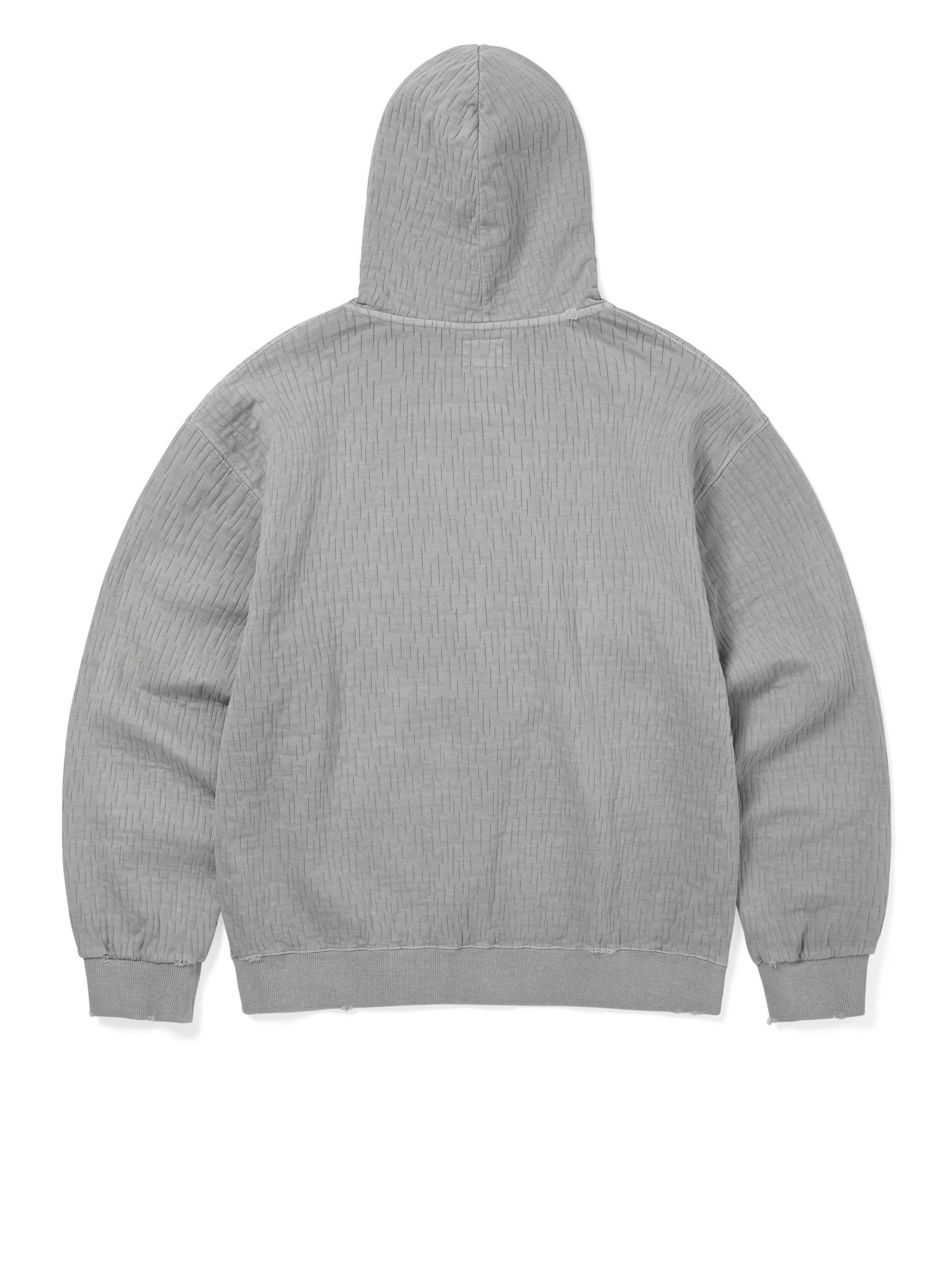 Damaged Zip Up Hoodie