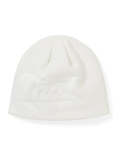 (FW25)Debossed That No Cuff Beanie