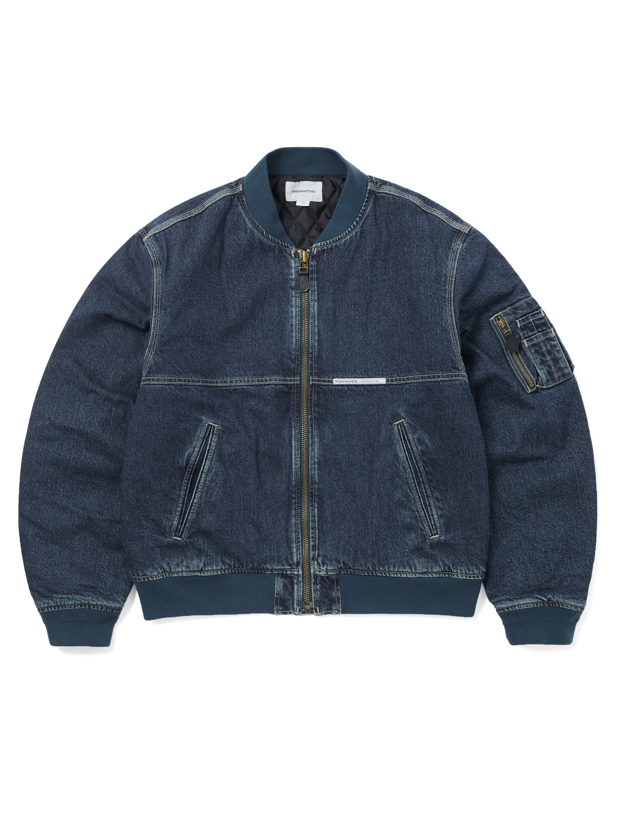 Denim Bomber Jacket