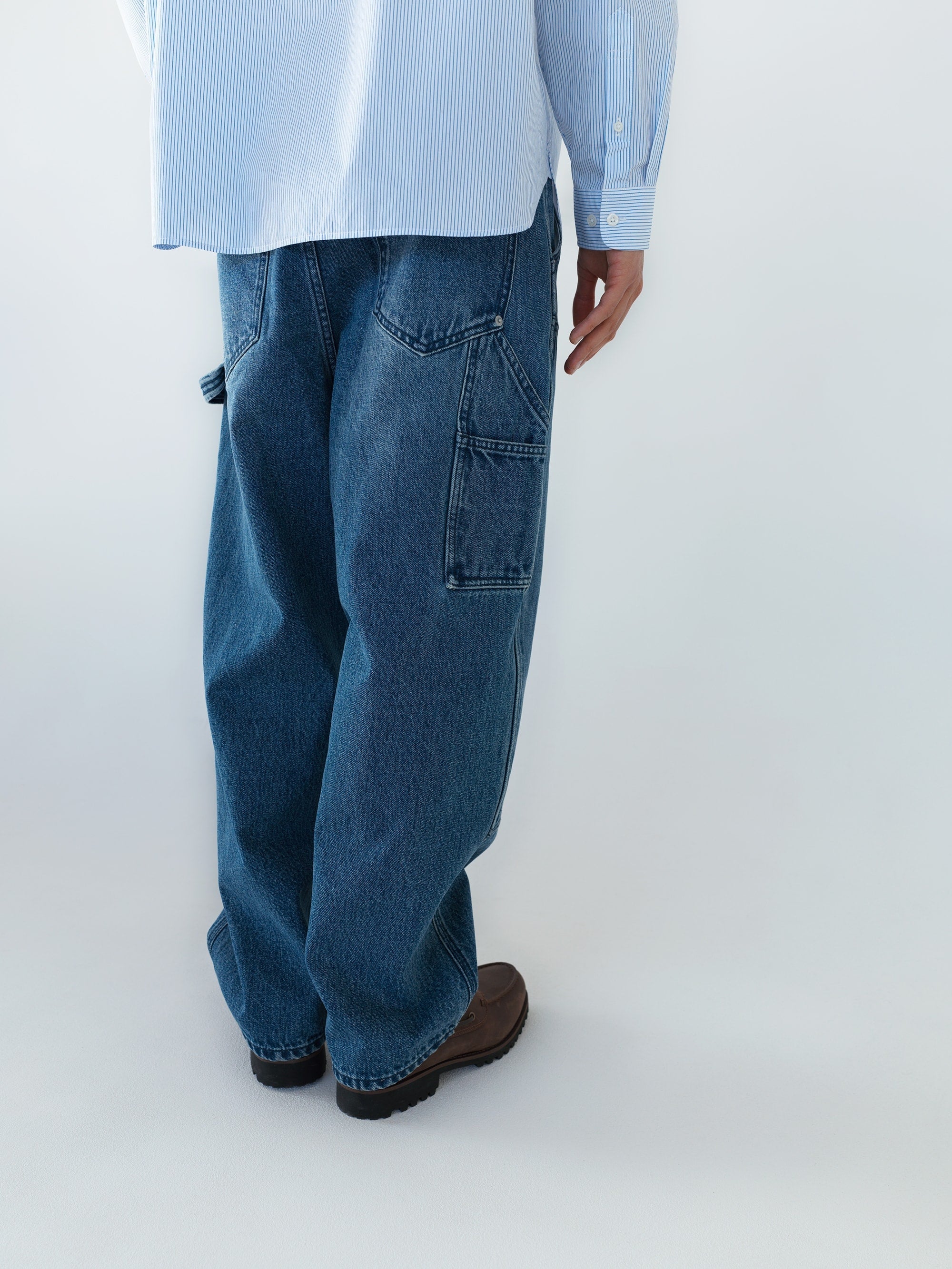 Denim Double Knee Pant