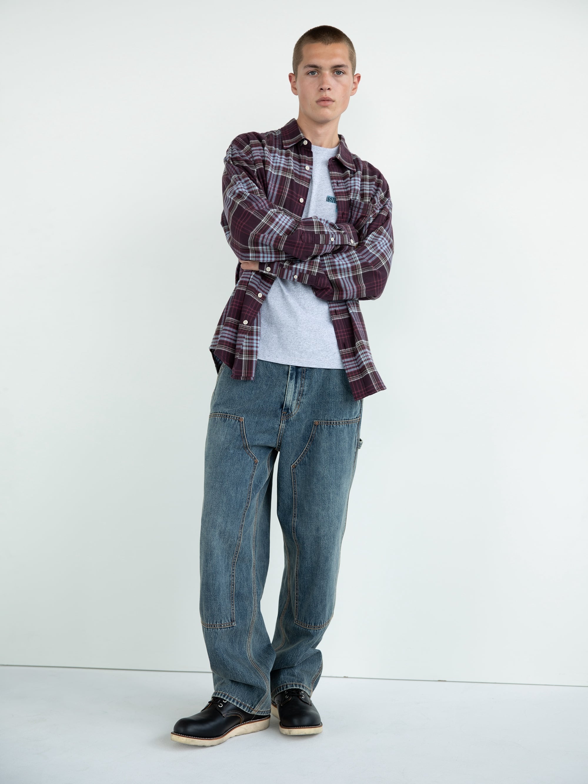 (FW25)Denim Double Knee Pant