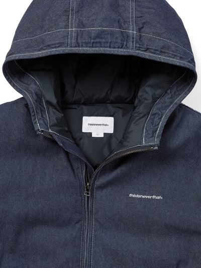 Denim Down Puffer Jacket