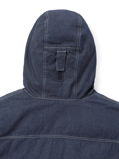 Denim Down Puffer Jacket