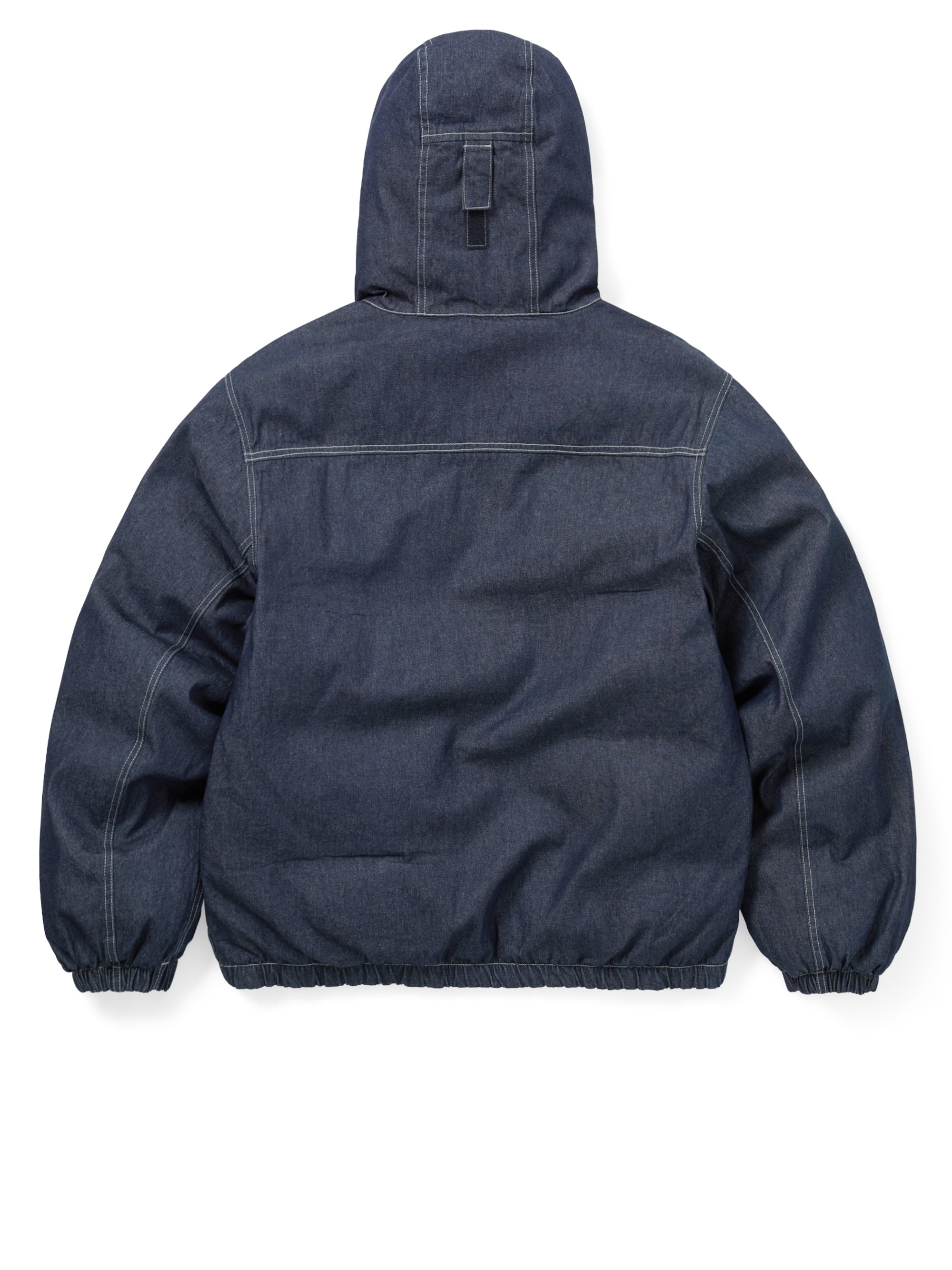 Denim Down Puffer Jacket