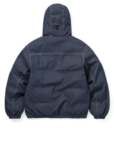 Denim Down Puffer Jacket