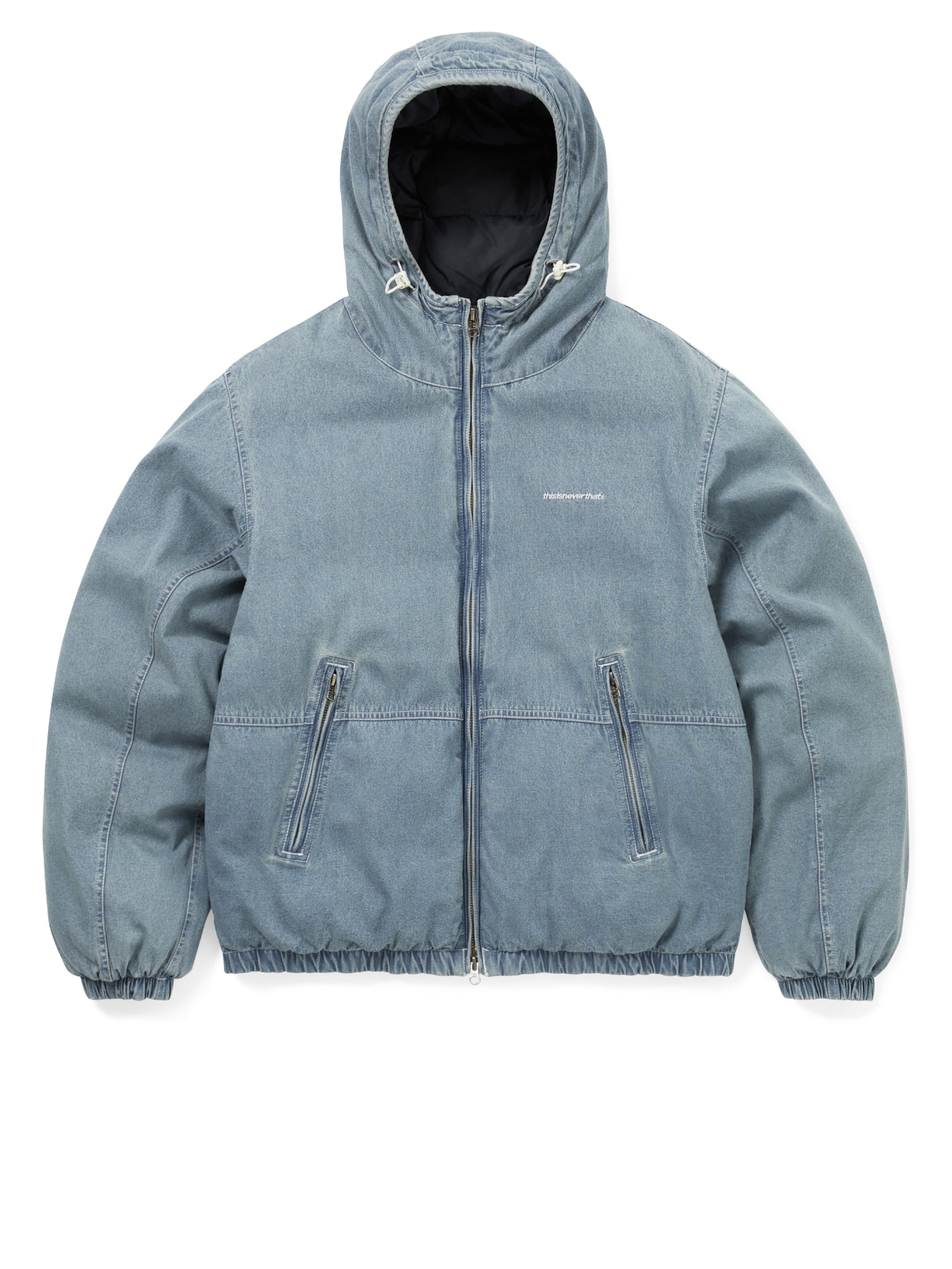 Denim Down Puffer Jacket – thisisneverthat® JP