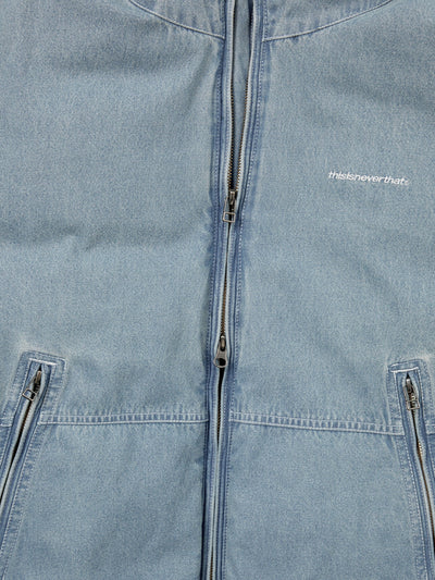 Denim Down Puffer Jacket