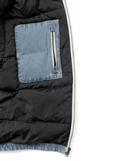 Denim Down Puffer Jacket