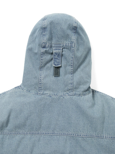 Denim Down Puffer Jacket