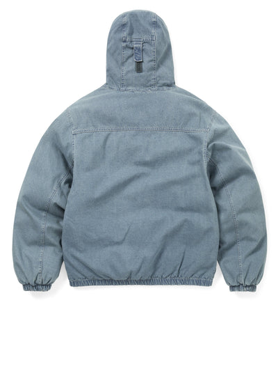 Denim Down Puffer Jacket