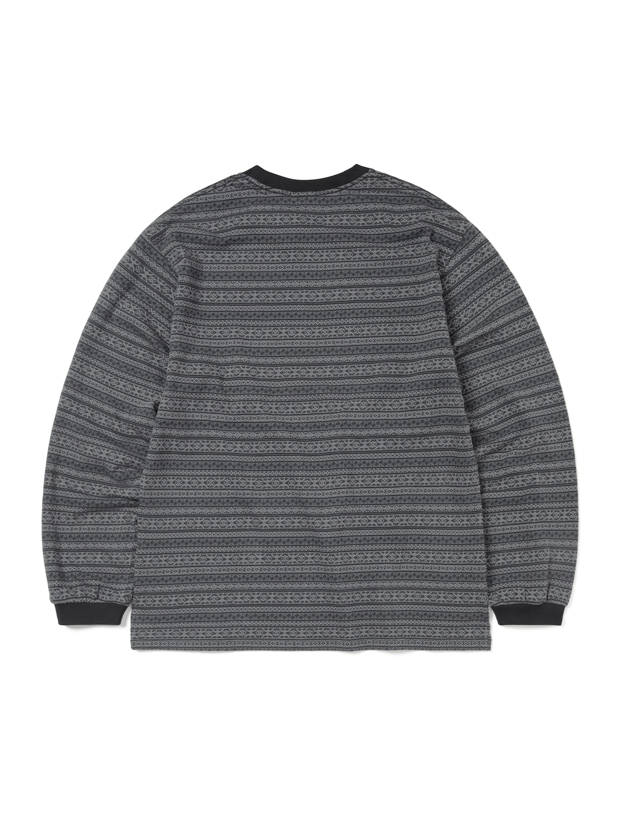 Fair Isle Striped L/S Tee