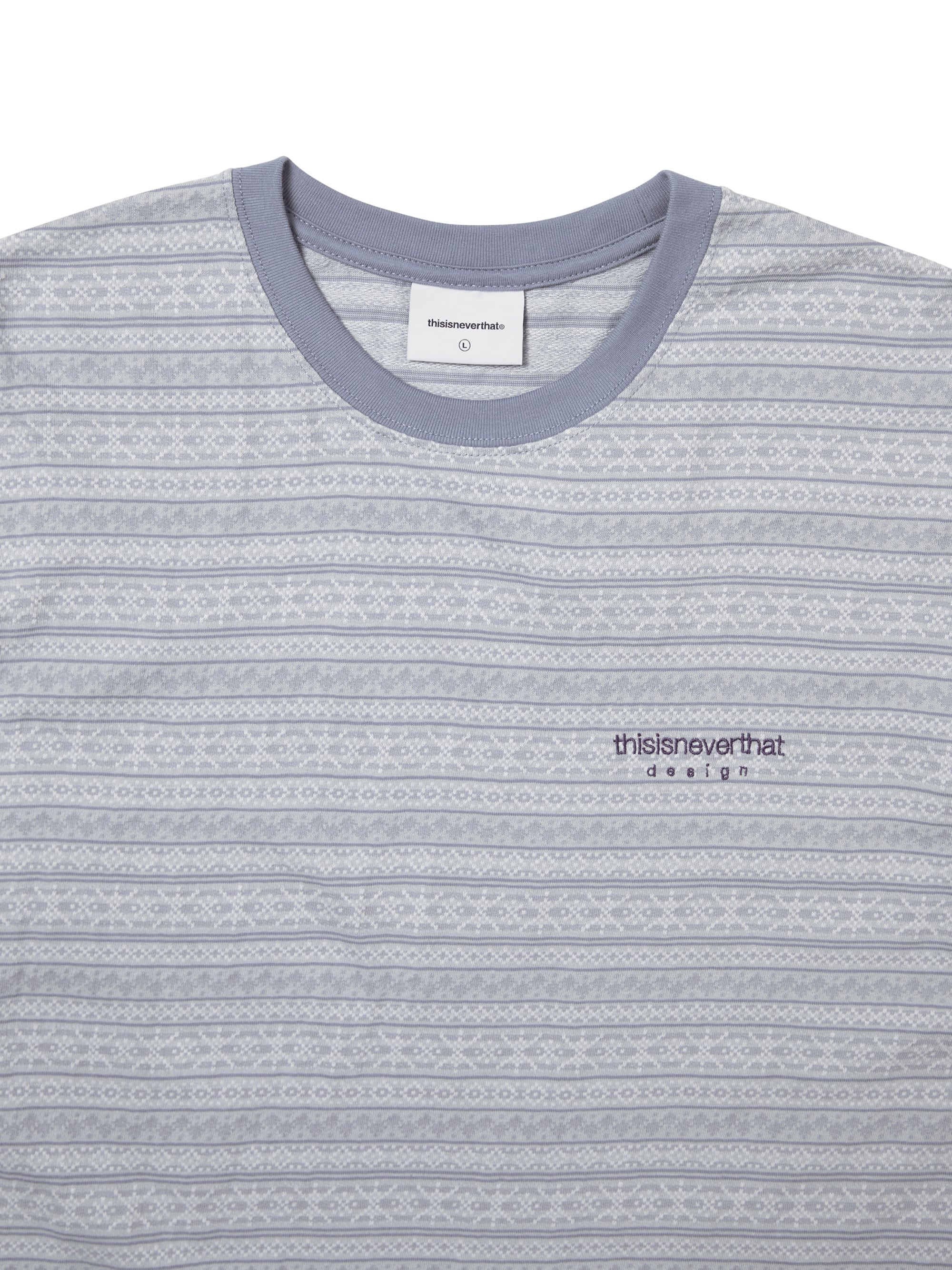 Fair Isle Striped L/S Tee