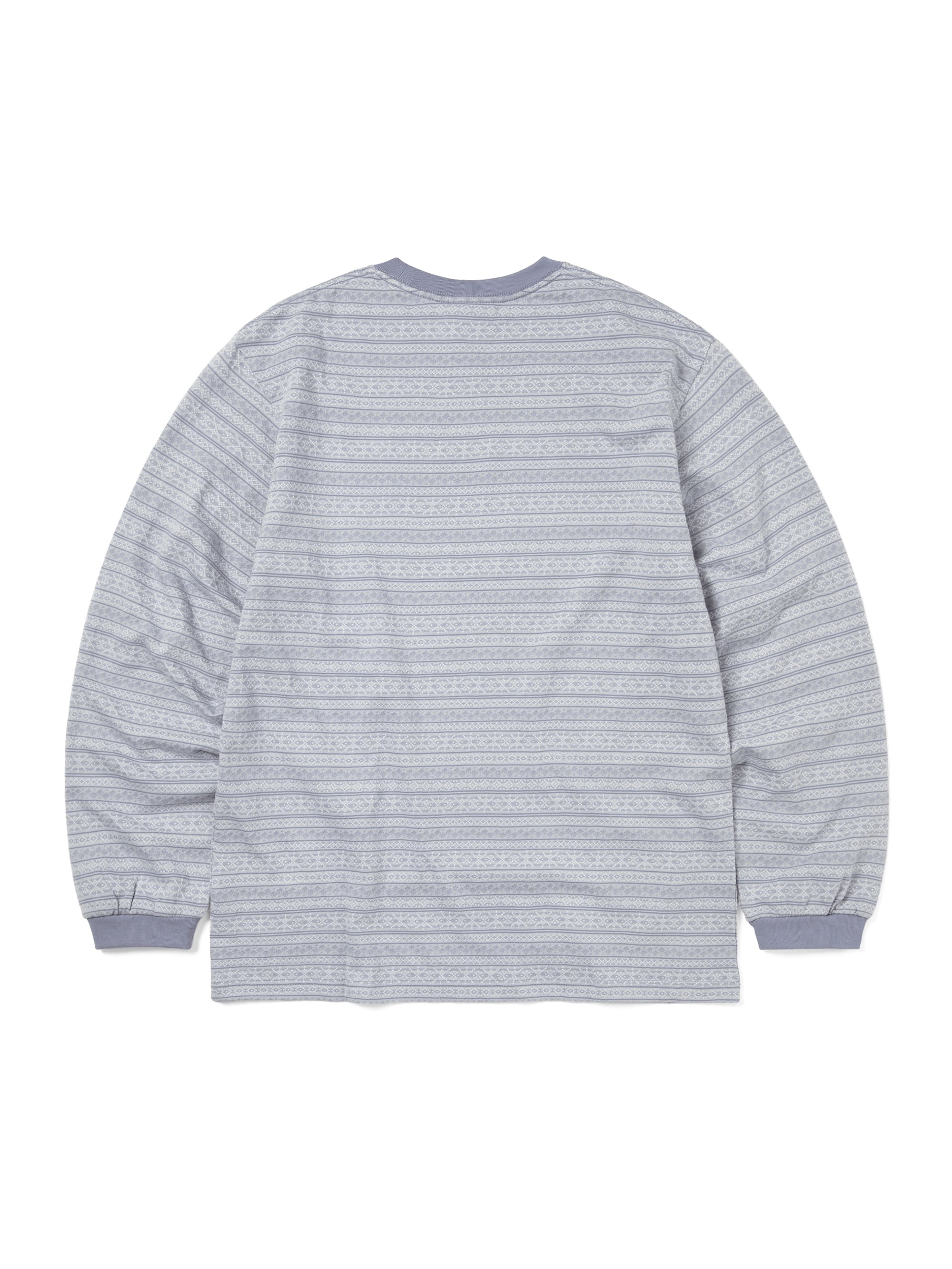 Fair Isle Striped L/S Tee