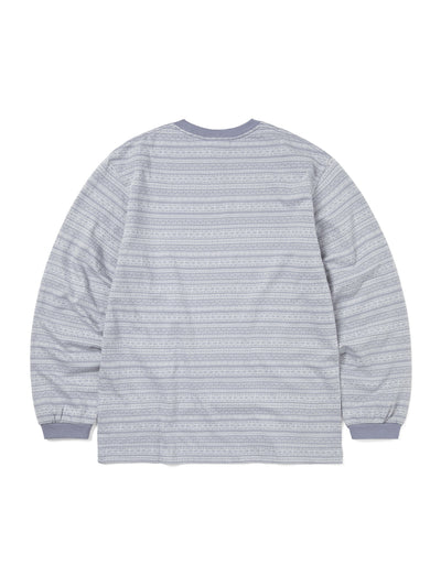 Fair Isle Striped L/S Tee