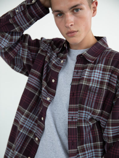 (FW25)Flannel Check Shirt