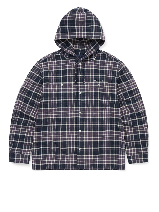 Flannel Hooded Check Shirt