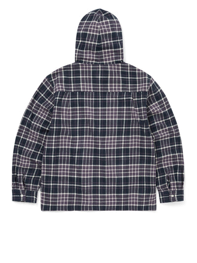 Flannel Hooded Check Shirt