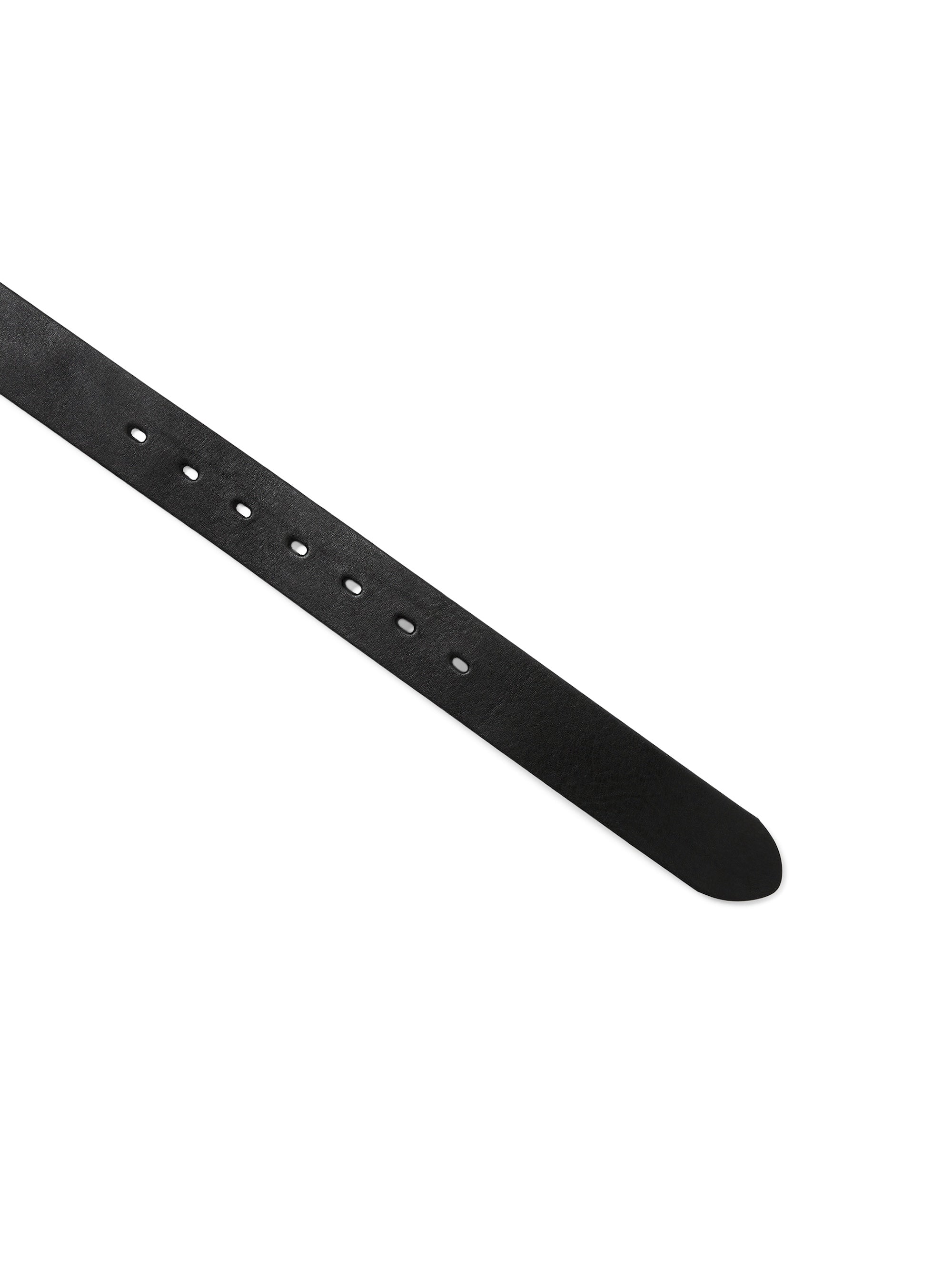 Flat Buckle Leather Belt