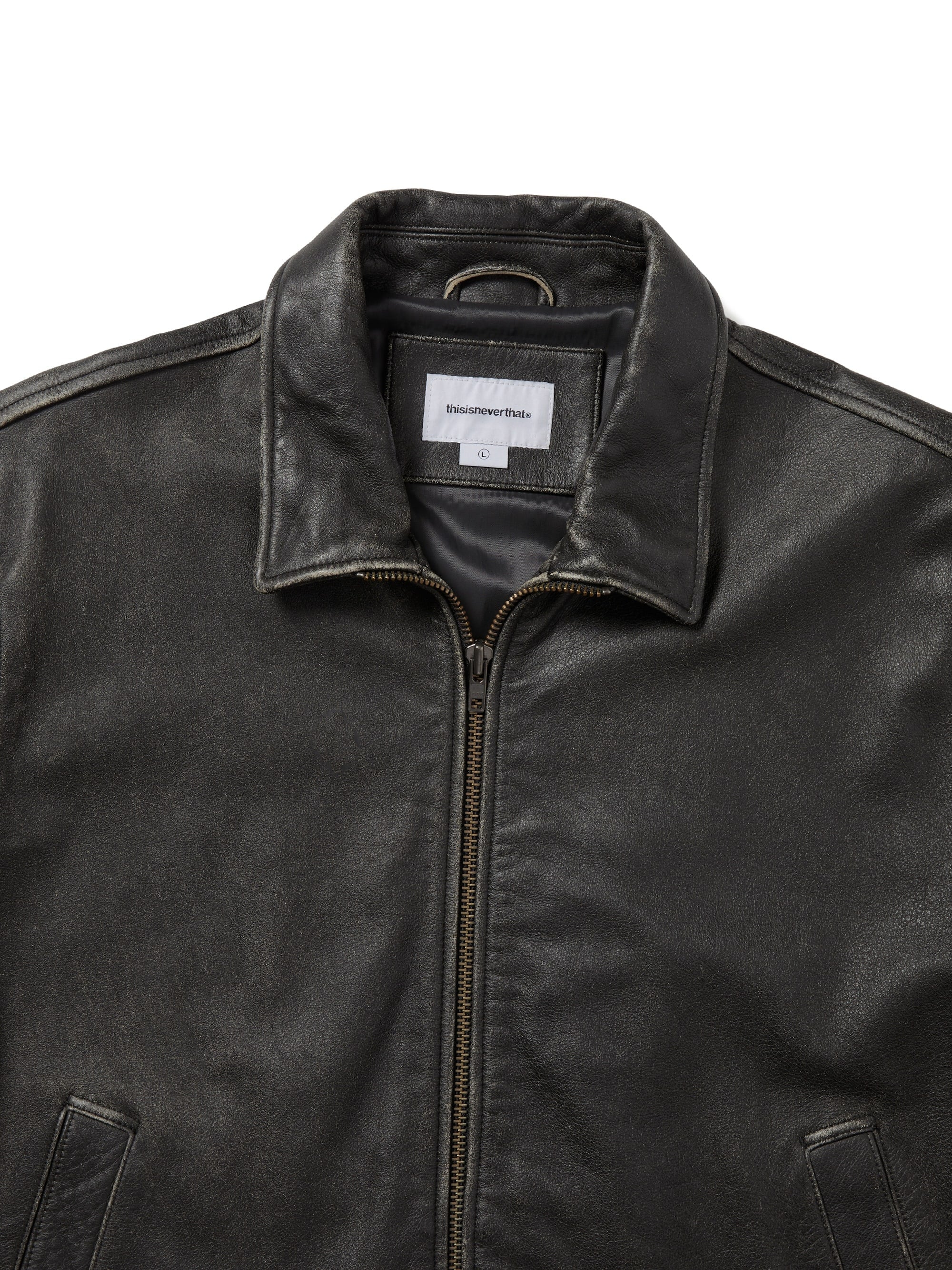 Flight Leather Jacket – thisisneverthat® JP