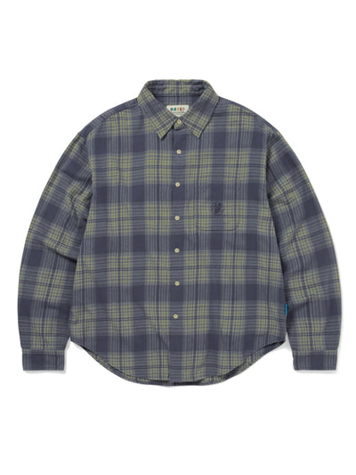 GD Lightning Bear Plaid Shirt