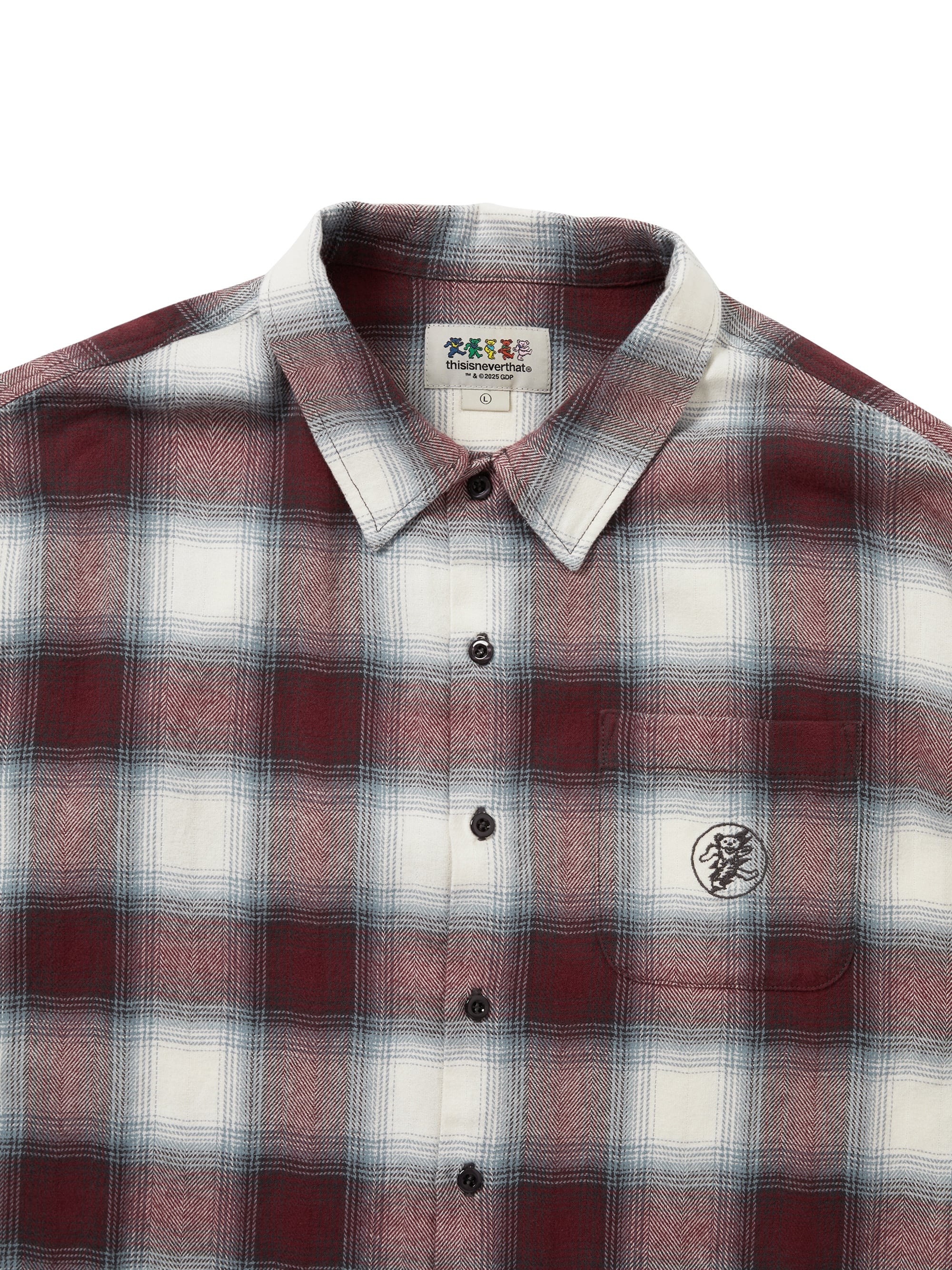 GD Lightning Bear Plaid Shirt