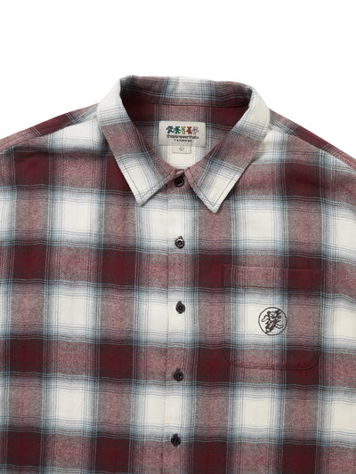 GD Lightning Bear Plaid Shirt