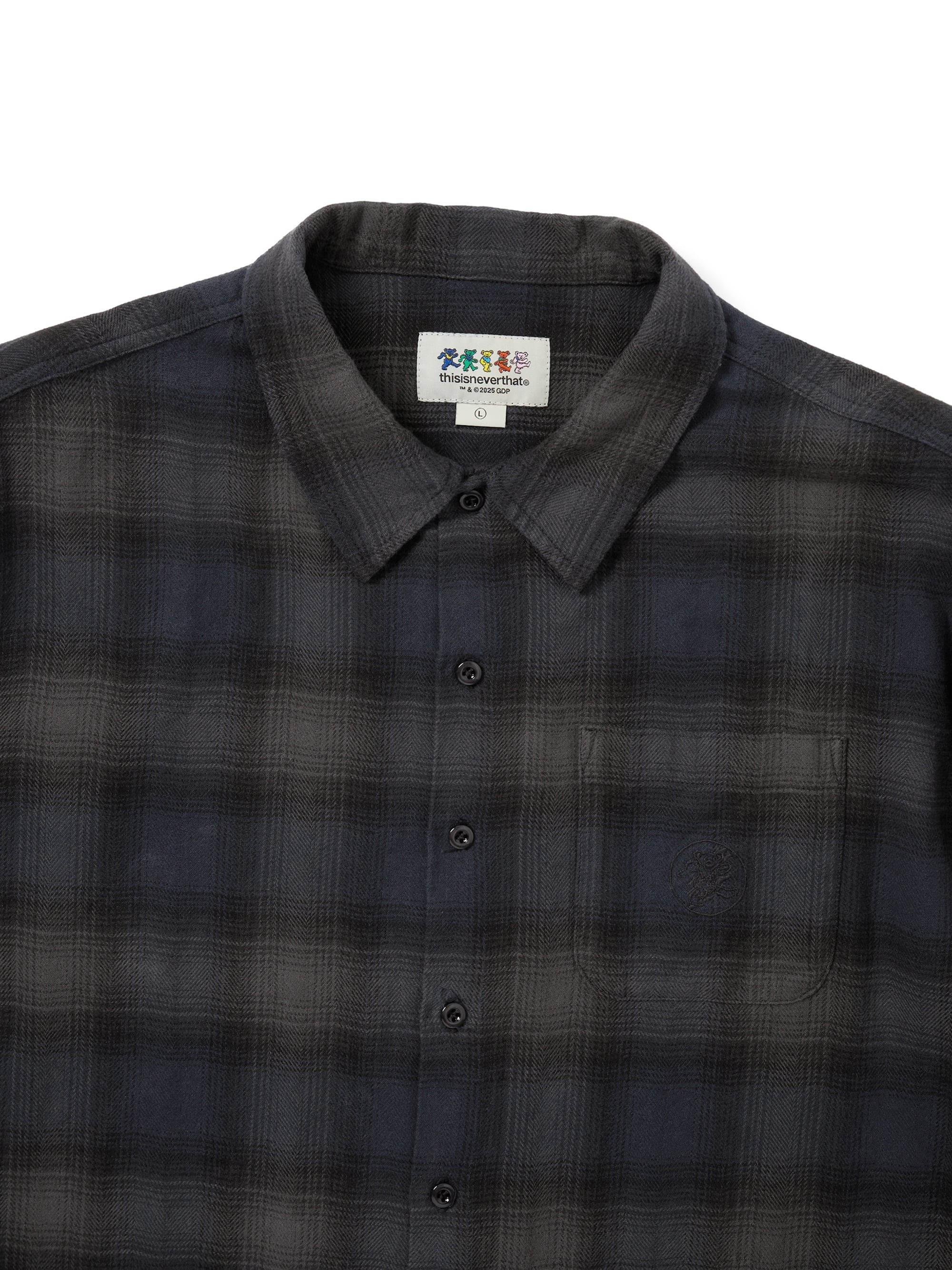 GD Lightning Bear Plaid Shirt