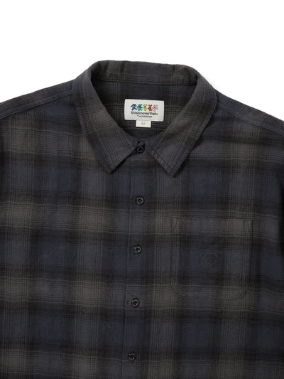 GD Lightning Bear Plaid Shirt
