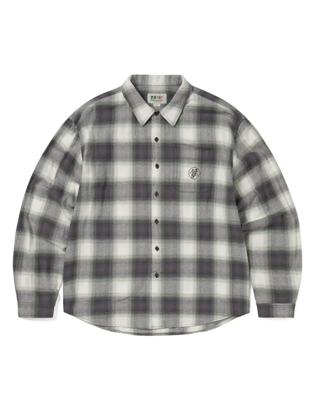 GD Lightning Bear Plaid Shirt