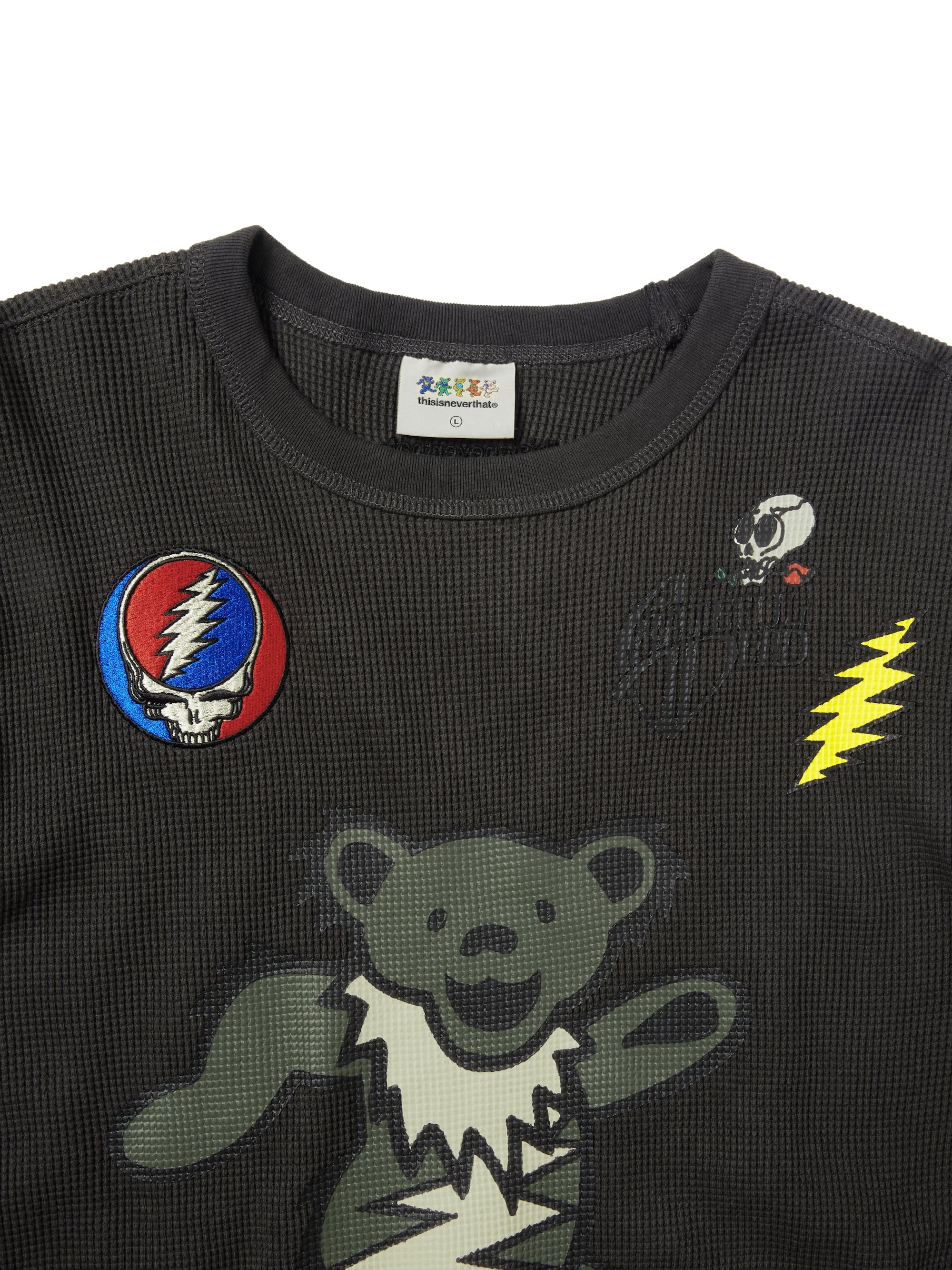 GD Peace Bears Waffle L/S Top